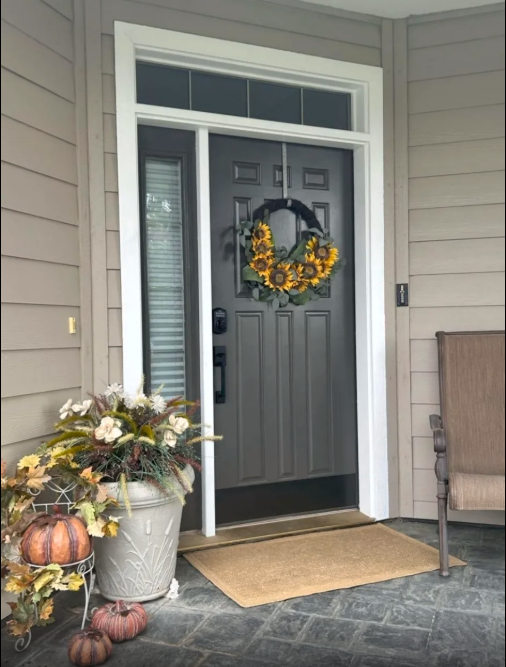 Front door and entryway project by Three Forks